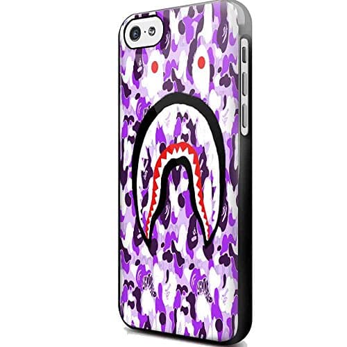 Bape Shark Violet for Iphone and Samsung Galaxy Case (iPhone 5C black)
