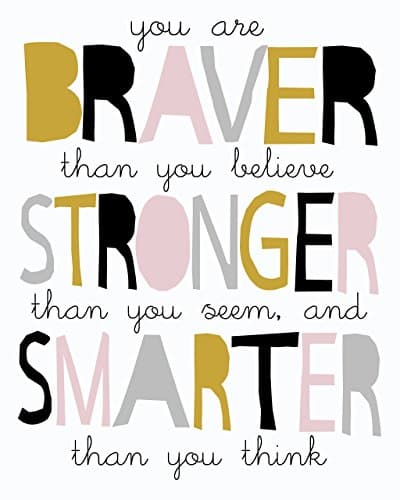 Winnie The Pooh Quote Print