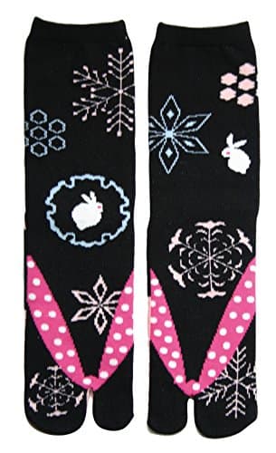 Japanese Samurai Ninja Tabi Socks; White Rabbit
