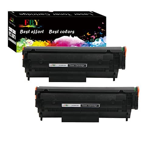 EBY Compatible Toner Cartridge Replacement for HP Q2612A ( Black , 2 pk )