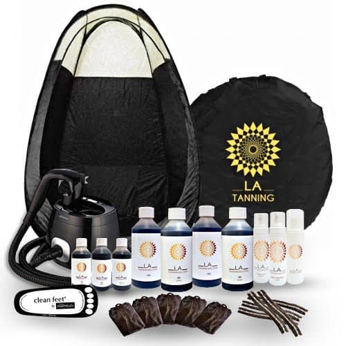 LATEST SPRAY TANNING KIT, PRO V MACHINE, TENT, AWARD WINNING SPRAY TAN & MORE!!