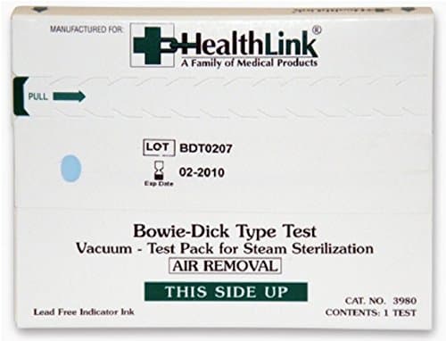 Healthlink Sterilization Bowie-Dick Test Pack Steam