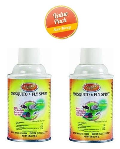 ZEP 342033CV Mosquito/Fly Refill Repellent Spray, 6.9-Ounce, 2 -Pack
