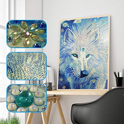 Special Shaped Diamond Painting,DIY 5D Partial Drill Cross Stitch Kits Crystal Rhinestone,Peacock Embroidery Paintings Rhinestone Pasted Cross Stitch Craft Art Gift