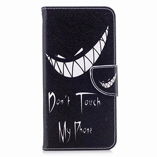 Yiizy Case Cover for Lenovo K8 Note Case, Sinister Smile Design Premium Leather Flip Cover Wallet Bumper Slim Lightweight Protective Shell Pouch with Media Kickstand Card Slots