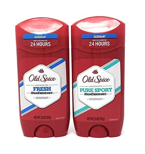Old Spice High Endurance Men’s Deodorant Bundle – Pure Sport (3 oz) and Fresh Scent (3 oz)