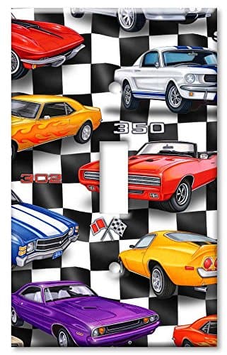 Art Plates Muscle Cars Switch Plate Single Toggle