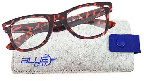 Blue Light Blocking Glasses – Anti-Fatigue, Anti-Glare Computer Glasses – Perfect for Computer, Phone, Tablet, TV Usage – Prevent Headaches and Improve Sleep with UV-Blocking Gamer Glasses by Blue Cut