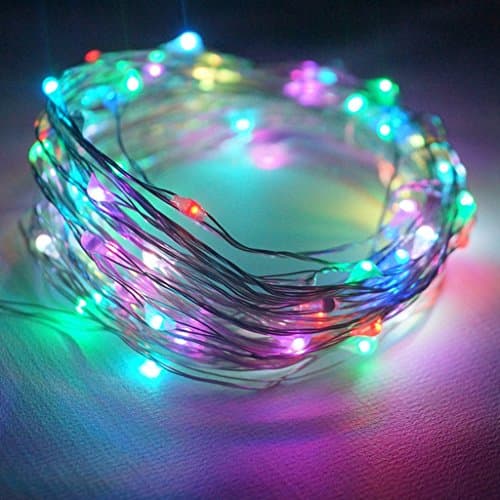 LIEYANG USB DC 5V 33FT/10M 100 LED Fairy String Copper Wire Light