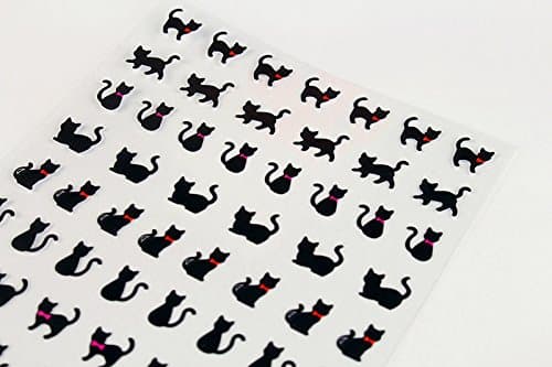 1 Sheets cartoon lovely black cat sticker Playground sitcker pack /DIY Diary Decorative stickers-Deco sticker