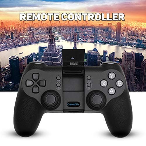 iBellete Remote Controller Joystick Handle GameSir T1d Bluetooth 7M Flight Accessories for DJI Tello Drone - Luxurious Leather Imitating Touch Feeling (Battery 600MA)