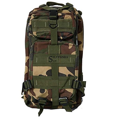30L Military Rucksacks Tactical Backpack Camping Hiking Trekking Bag Functional- Jungle Camo