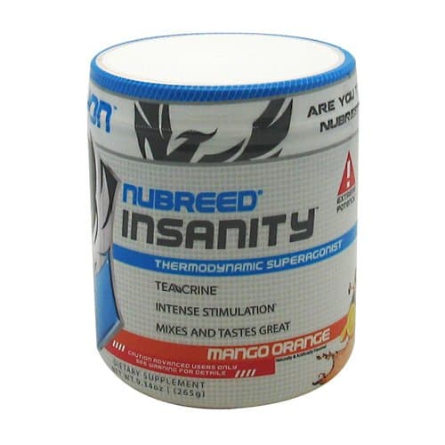 Nubreed Nutrition Insanity Mango Orange - 45 Servings