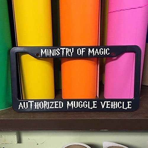 Authorized Muggle Vehicle License Plate Holder