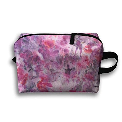 Ztrb Dragon Fruit Tie-dye Portable Make-Up Zipper Pouch Beauty Cosmetic Bag Carry Case Brush Organizer Toiletry Hanging Storage Bag Sewing Kit Medicine Bag
