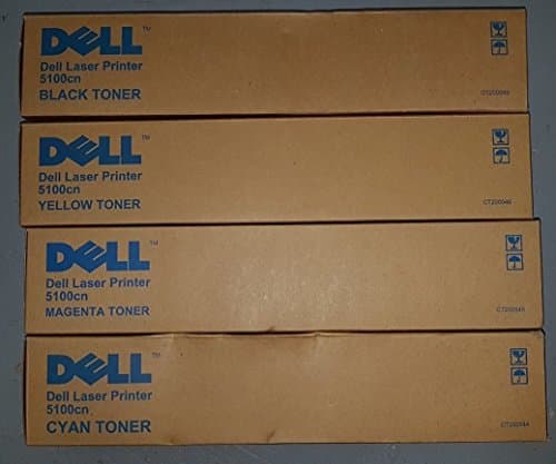 4PK 4BC5100 BCMY TONER FOR DELL 5100CN CLR LASER PRINTER