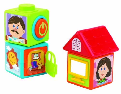 Happy Kid Toy Group Activity Story Blocks