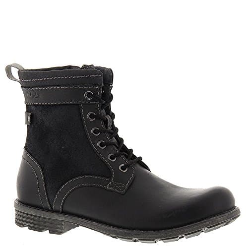 Clarks Men's Darian Hi Boot,Black Leather,US 9 M