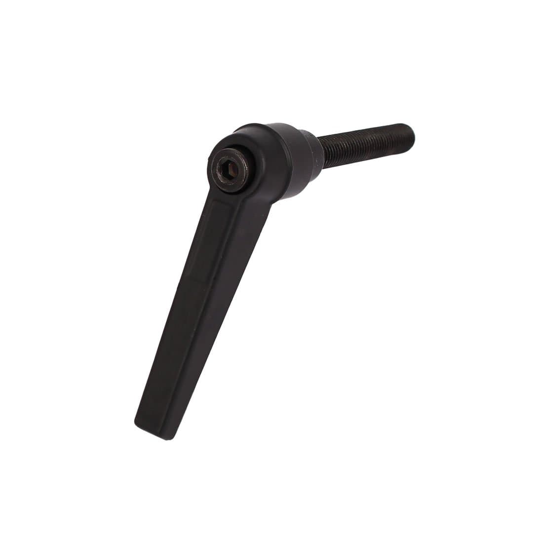 Aexit M8x63mmx50mm Metal Male Thread Adjustable Lever Handle Machinery Knob Black (3343314e925ac6398e261b22149b5cf1)