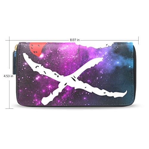 Xo Pattern Leather Long Wallet & Purse Case Card Holder