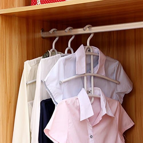 White Three-layer Hanger/Multi-function Hangers/Scaffolding/Scarf Tie Pylon-A