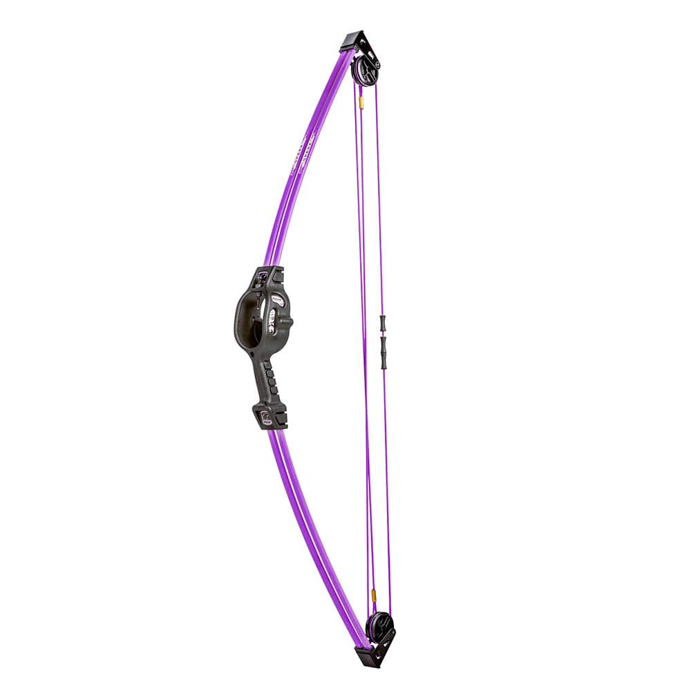 Bear Archery Spark Youth Bow Set Includes 2 Arrows, Armguard, Quiver, and Recommended for Ages 5 to 10