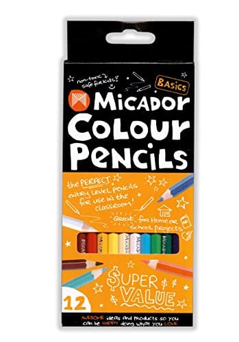 Micador Basics Colour Pencils 12pk
