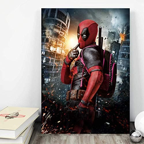 Poster Gift Idea Deadpool Marvel Comics Hero Characters | Picture Portrait Print on Gloss Card UNFRAMED Wall Art Home Decor | Size A5 A4 A3 (A3 (297x420mm))
