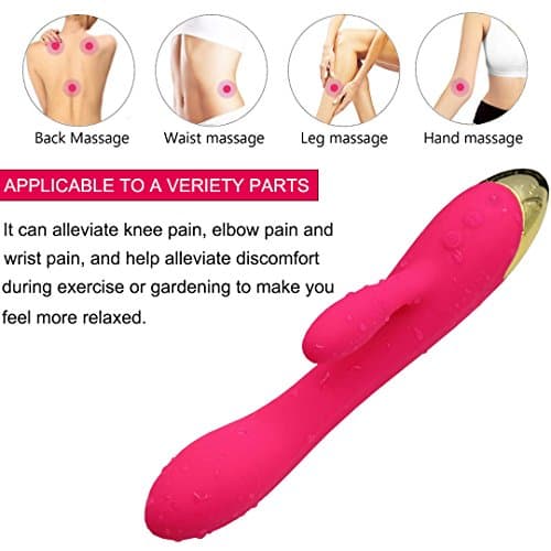 Computer USB Charging Wand Massager Rapid Charging Smart Electric Massage Micro USB Cable, USB Android Charger Cord, Tablets, MP3 Car Charger and More USB Port Suitable for Home and Travel(Pink)