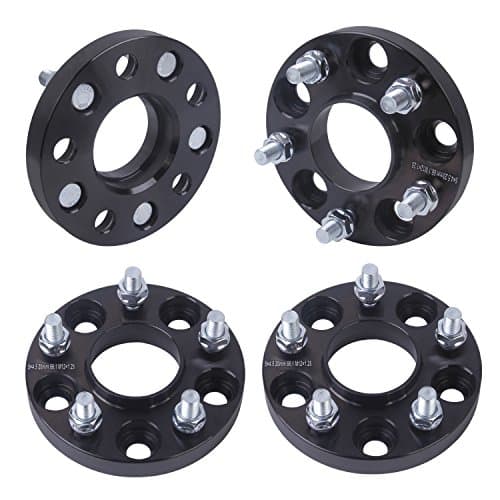 KV 5x114.3 66.1cb 12x1.25 Studs 20mm Hub Centric Wheel Spacers for Infiniti G35, G37, Nissan 240sx 350z 300zx