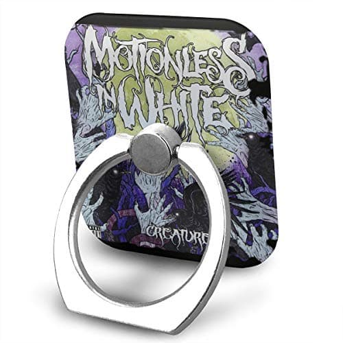 EdithL Motionless in White Creatures Cellstand Cell Phone Finger Ring Stand, Car Mount 360 Degree Rotation Universal Phone Ring Holder Kickstand for iPhone/iPad/Samsung