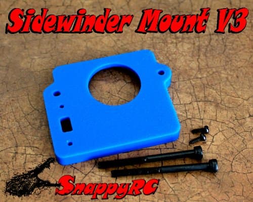BLUE Snappy RC Castle Creations Sidewinder SV3 Mounting Kit