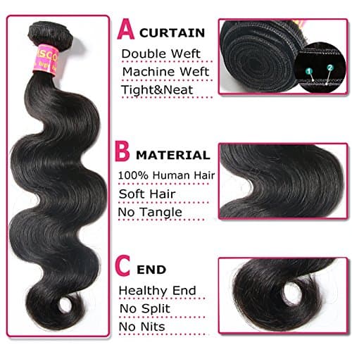 10A Virgin Peruvian Hair 1 Bundle 22 inch Body Wave Peruvian Virgin Hair Human Hair Bundles Weave Hair Natural Color