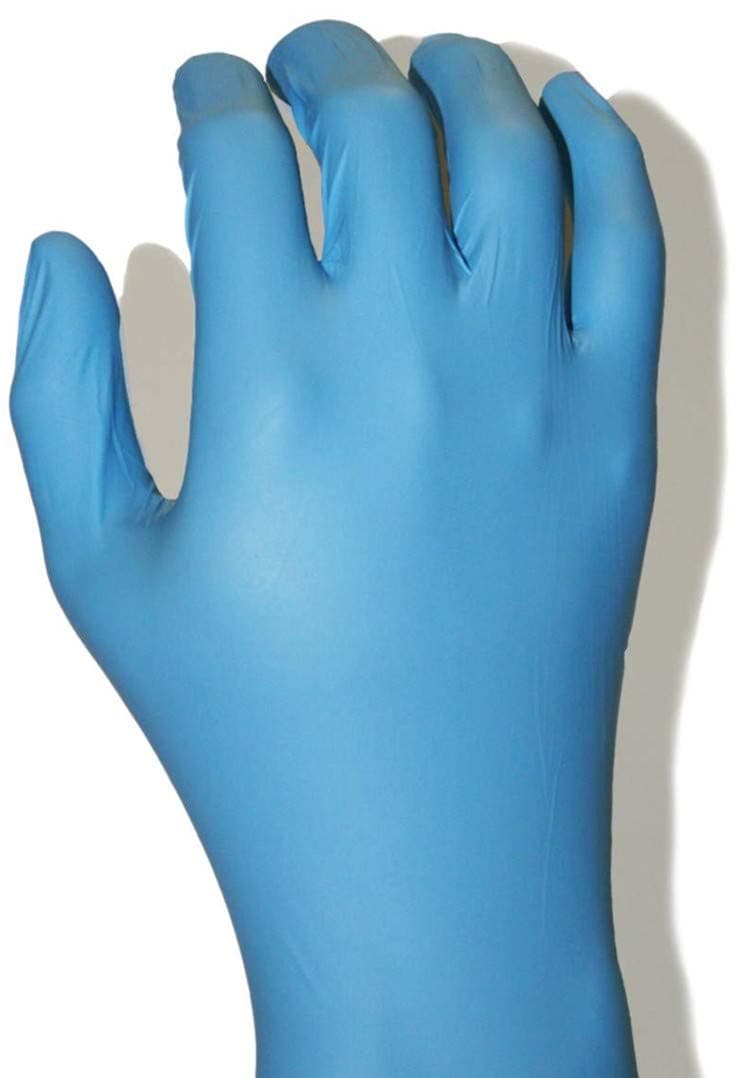 Valutek Multi-Task Blue Disposable, Nitrile Powder Free Cleanroom Glove, Bag of 100 VTGNMTPFB90AB-MD