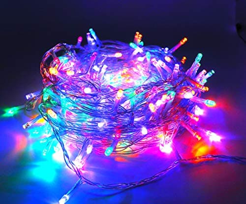 200LEDs Christmas String Lights LED Fairy String Lights Vilaka UL588 Approved Plug in 22M/72FT 8 Flash Modes Waterproof Indoor Christmas Tree Wedding Party Garden Bedroom Wall Decoration - Multi Color