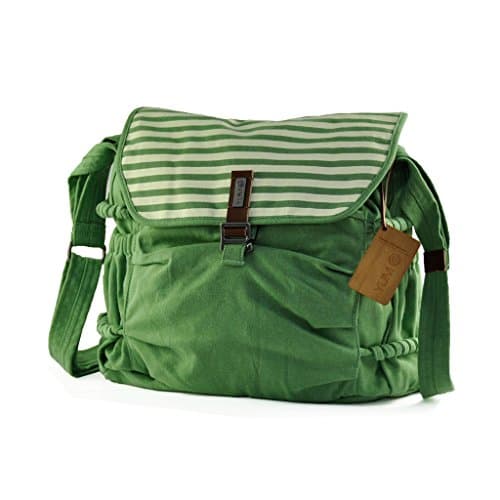YUMC Melrose Canvas Messenger Bag (one size, Lime)