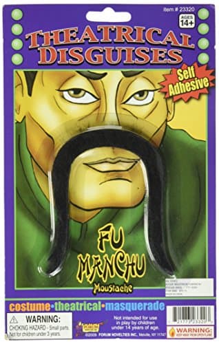 Forum Novelties Fumanchu Moustache