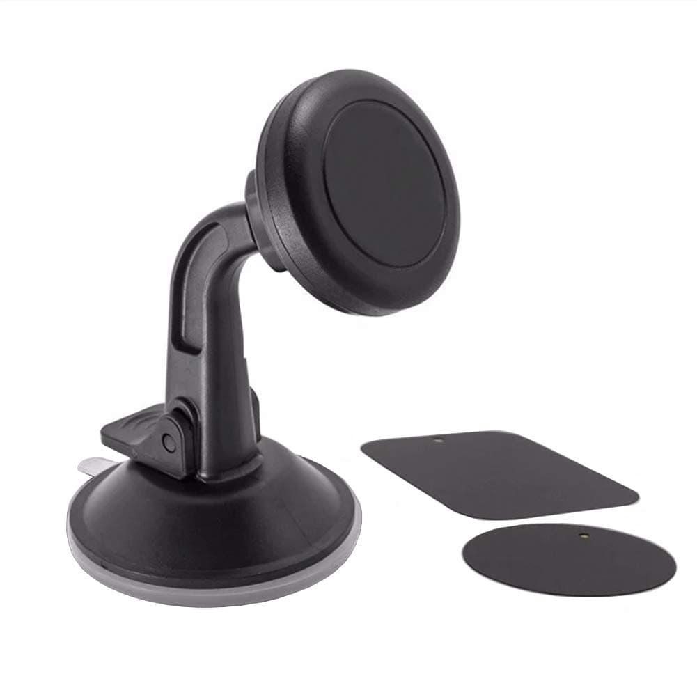 Magnetic Car Phone Mount, Dashboard and Windshield Universal Suction Cup Mount Holder for Smartphones Including iPhone X, 8, 7, 6, 6S, Galaxy S8, S7, S7 Edge.