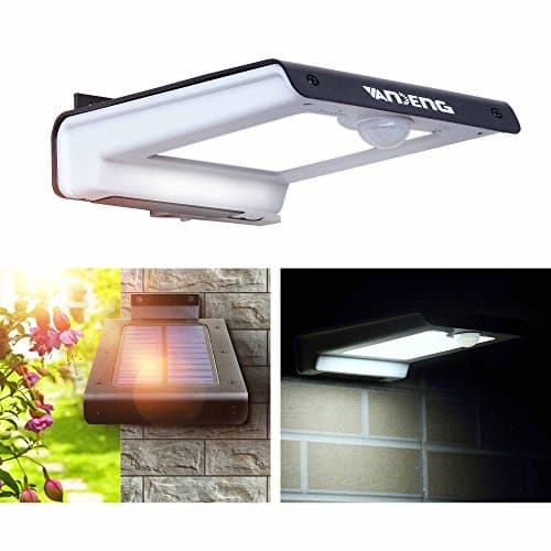 Outdoor Solar Lights ,Vandeng Super Bright 32 LED Solar Powered Motion Sensor Waterproof Security Wall Lamp for Pathway Porch Patio Garden Step
