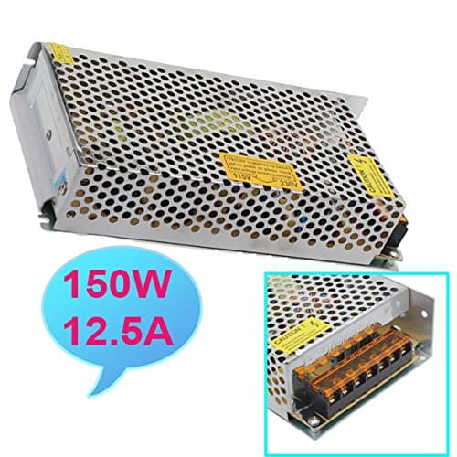 150W Power Supply Driver For LED Strip Light DC 12V 12.5A AC110-220V.