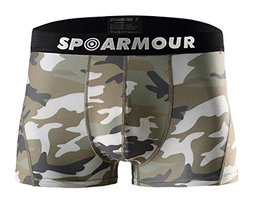 Spoarmour Men's Breathable Quick Dry Mesh Brief , Camouflage3 , Medium
