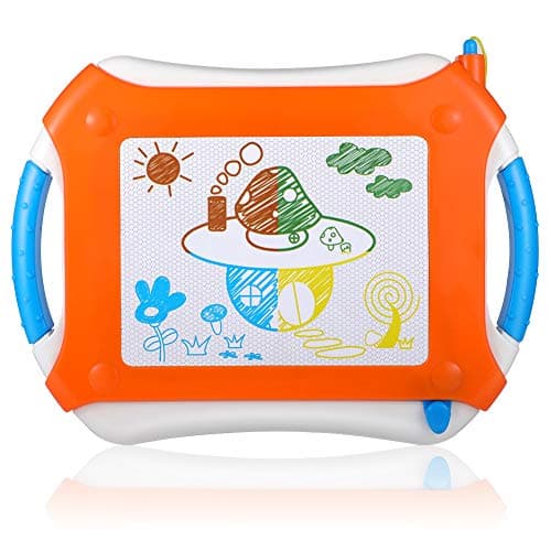 Svance Magnetic Learning Board for Kids in Home School, Erasable Magna Doodle Drawing Board for Toddlers Painting Writing, Colorful Etch a Sketch pad for Children