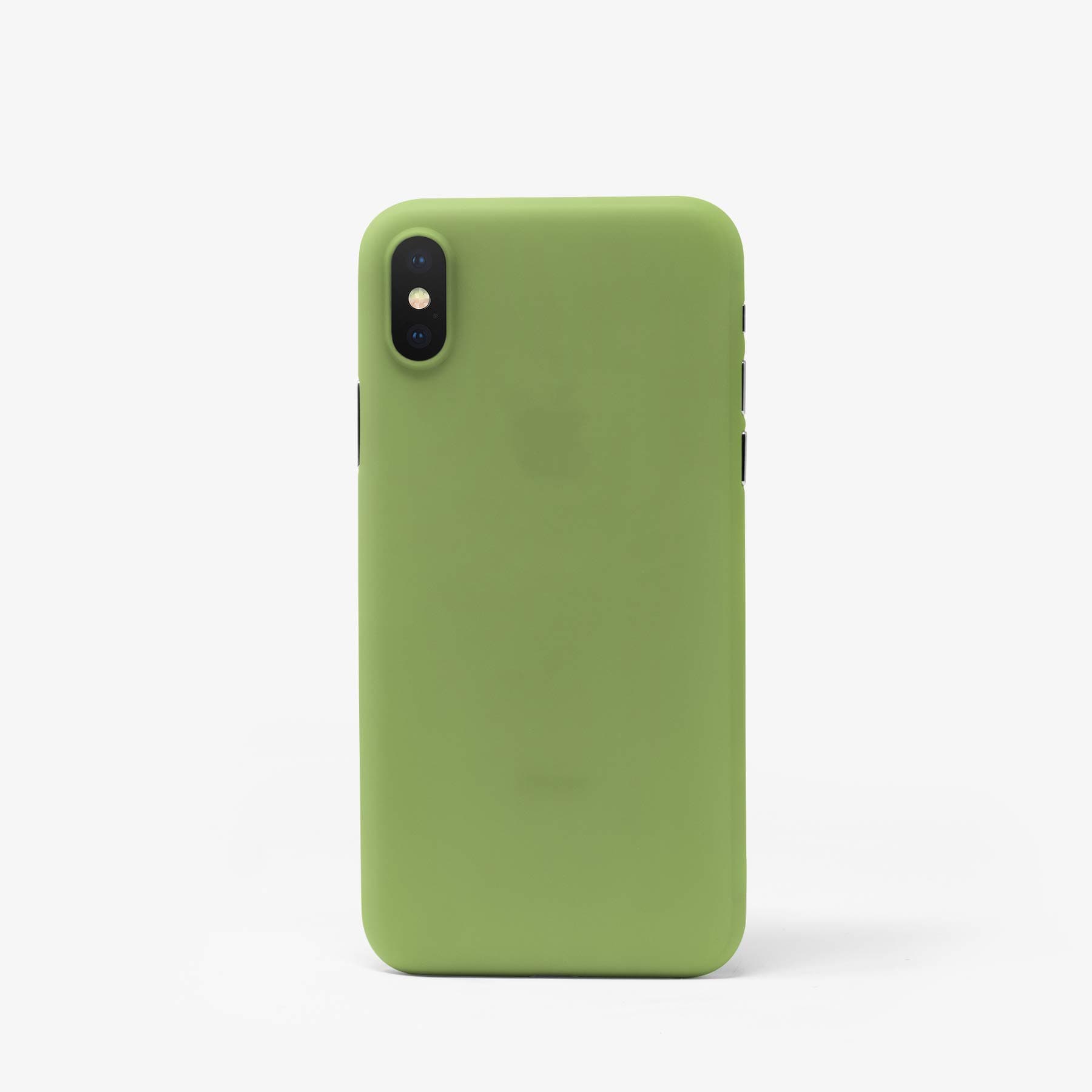 Casedodo Ultra Thin Matte Finish Back Case Cover for Apple iPhone Xs 5.8" (Olive Green)