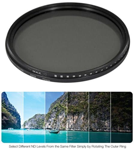 55mm Variable Neutral Density NDX Filter for Sony Cyber-shot DSC-HX300