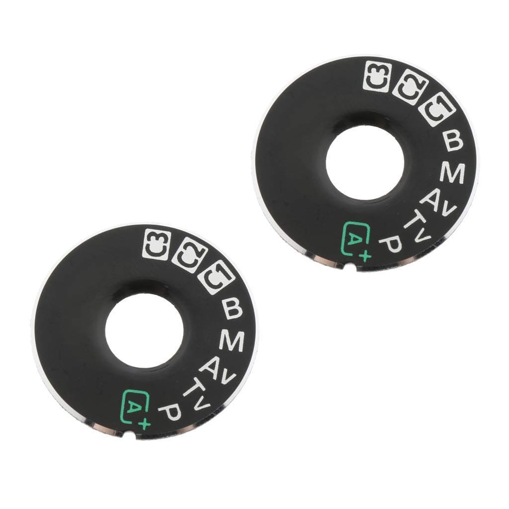 2 Pieces Dial Mode Plate for Canon EOS 5D3 Mark III, Interface Cap Button Replacement Part for Canon EOS 5D3,Digital Camera Repair Accessories for Canon 5D3 Mark 3