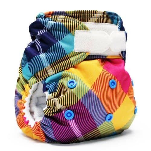 Rumparooz One Size Cloth Pocket Diaper Aplix, Preppy