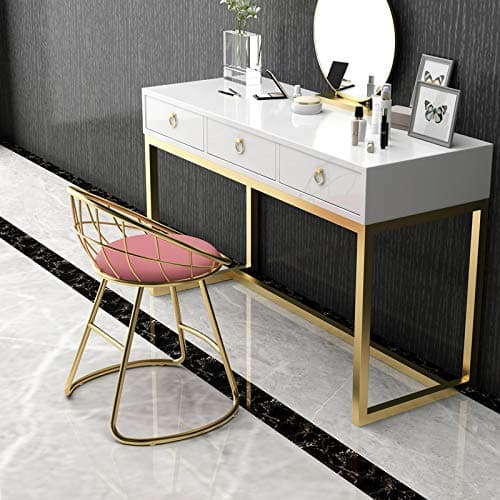 Stool Modern-Minimalist-Makeup Dressing Dressing-Table-Dressing-Table Ins-Net-Red-Bedroom-Soft