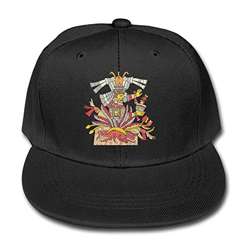 HDRAY Children Aztec Gods Unisex Plain Snapback Baseball Cap Adjustable One Size