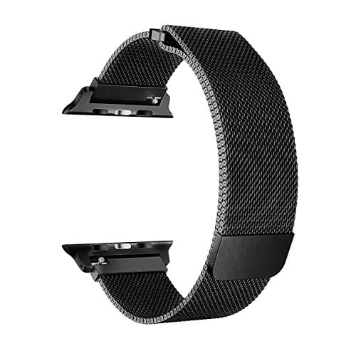 Ninth Replacement Band Compatible with Apple Watch 38mm 40mm 42mm 44mm,Milanese Loop Sport Wristband Magnetic Closure Compatible with iWatch Band Series 4 3 2 1