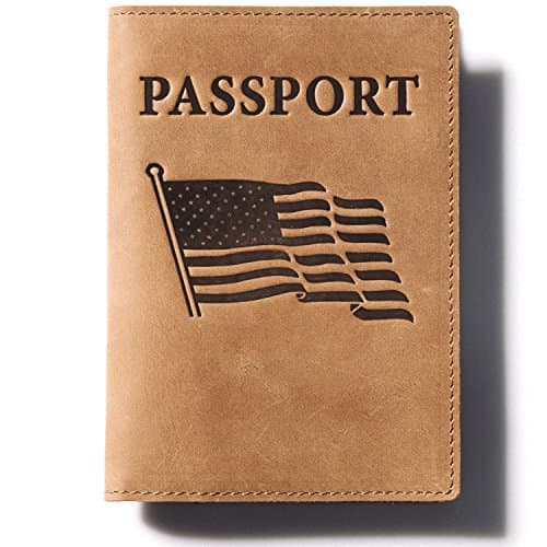 RFID blocking Passport Holder - RFID Leather Passport Cover - Case